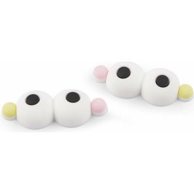 Silikonové oči 3D k nalepení - bílá (10 ks) – Zboží Dáma