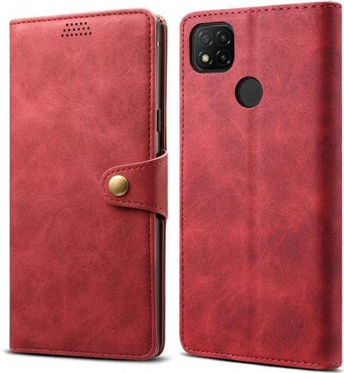 Pouzdro Lenuo Leather Xiaomi Redmi 9C červené