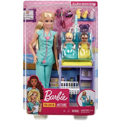 Barbie s pediatrem blond a hrací set – Zboží Mobilmania