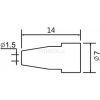 Modelářské nářadí Hrot N5-8/ZD553 pr.1.5mm