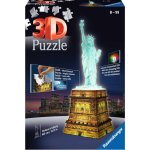 Ravensburger 3D puzzle svítící Socha svobody Noční edice 108 ks – Zboží Mobilmania