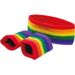 Guirca Retro čelenka a 2 potítka multicolor – Zboží Mobilmania