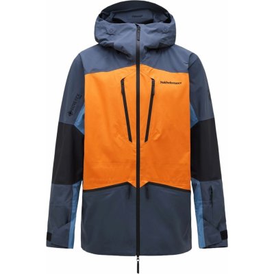 Peak Performance M Vertical Gore-Tex Pro Jacket ombre blue/orange dune/shallow – Zboží Mobilmania