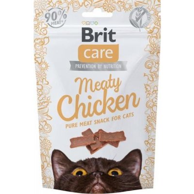 Brit Care Cat Snack Meaty Chicken 50 g – Zboží Mobilmania