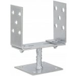 Adoby PSP 80-160 patka sloupku typu "U" stavitelná k příšroubování 80-160x100x185x100x100mm – Sleviste.cz