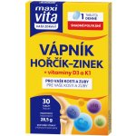 Maxivita Vápník Hořčík Zinek + Vitamíny D3 a K1 30 tablet – Zboží Mobilmania