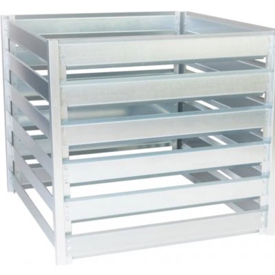 Scobax kompostér plechový Profi TYP 3 stříbrná 131 x 131 x 100 cm 1795 l 4394409 – Zboží Dáma