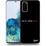 Pouzdro Picasee ULTIMATE CASE Samsung Galaxy S20 G980F - Do it. With love.