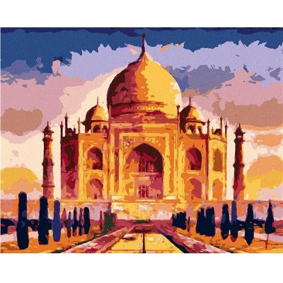 zuty Malování Podle Čísel Taj Mahal 80 x 100 Cm Plátno – Hledejceny.cz