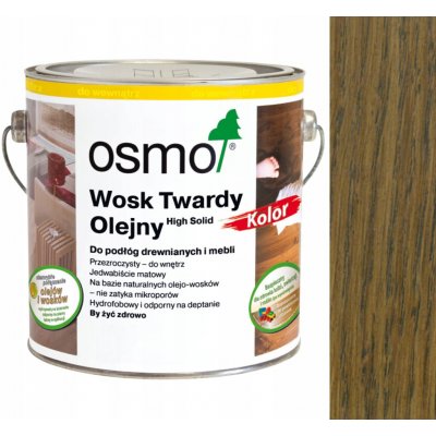 Osmo 3075 Tvrdý voskový olej barevný 0,125 l Černý – Hledejceny.cz