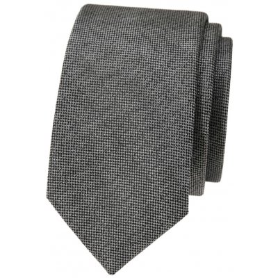 Avantgard Kravata Slim Lux 571-81460 šedá – Zboží Mobilmania
