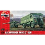 Airfix AEC Matador & 5.5 Gun A01314V 1:76 – Hledejceny.cz