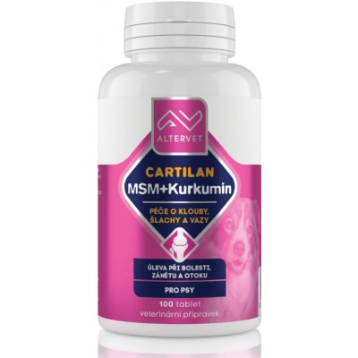 Cartilan MSM+kurkumin 100 tbl – Hledejceny.cz