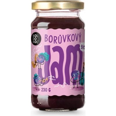 Koldokol Jam Borůvka bio 230 g – Sleviste.cz