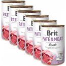 Brit Paté & Meat Dog Lamb 6 x 400 g