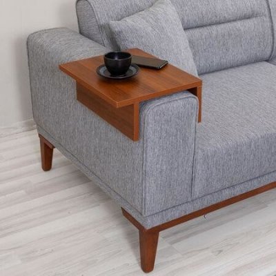 Atelier del Sofa Side Table Vandor Walnut