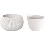 Prosperplast Květináč s vkladem SPLOFY BOWL 23,9 cm bílý – Sleviste.cz
