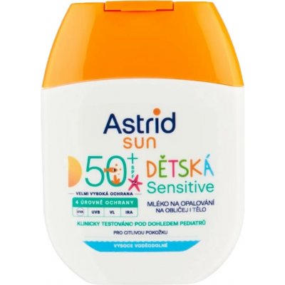 Astrid Dětské mléko na opalování Sun Sensitive SPF 50+ 60 ml – Hledejceny.cz