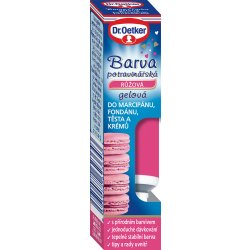 Dr. Oetker Barva gelová potravinářská růžová 10 g