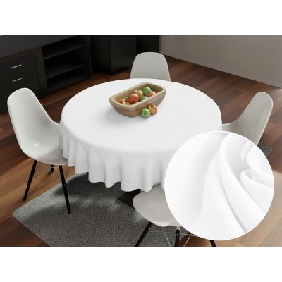 Biante kulatý ubrus Rongo RG-045 Bílý Ø 120 cm – Zboží Dáma