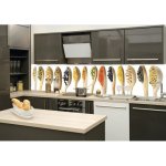 DIMEX KI260-005 Samolepící fototapeta do kuchyně Spoons rozměry 260 x 60 cm – Sleviste.cz