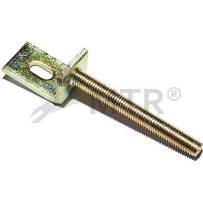 Držák plotového pole L M12x150mm žlutý Zn (10ks) – Zboží Mobilmania