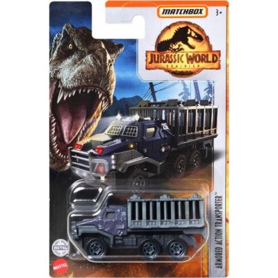 Mattel Matchbox Jurský svět angličák Armored Action Transporter – Zbozi.Blesk.cz