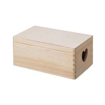 Dřevobox Dřevěný box s víkem KRD58