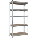 Max Regál 180 x 90 x 40 cm 5 polic pozink 1894 – Zbozi.Blesk.cz