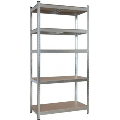 Max Regál 180 x 90 x 40 cm 5 polic pozink 1894 – Zbozi.Blesk.cz