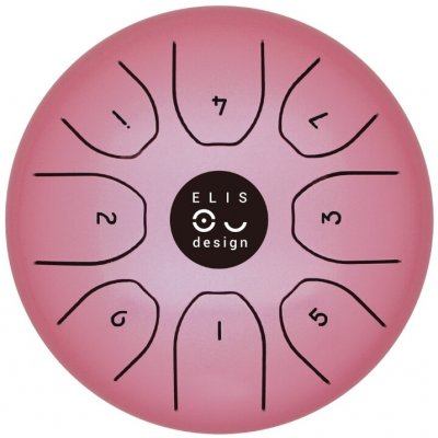 ELIS DESIGN Kovový bubínek Drumboo malý růžový – Zboží Dáma