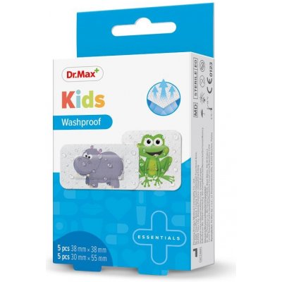 Dr. Max Kids Washproof 2 velikosti náplast 10 ks – Zboží Mobilmania