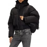 Diesel W Peyt Short New P1 Jacket black – Zboží Dáma