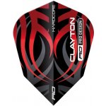 Letky RedDragon V-Standard Jonny Clayton Black & Red Tribal Dart Flights – Sleviste.cz