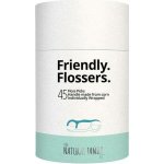 The Natural Family Co. Friendly Flossers zubní nit 45 ks – Sleviste.cz