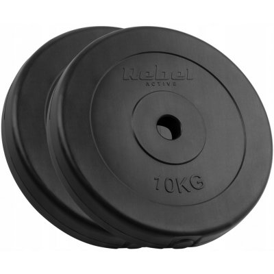 Rebel Závaží litinová sada 2 x 10kg 20 kg otvor 31 mm – Hledejceny.cz