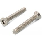 INOX ISO 14581 šrouby se zápustnou hlavou na TORX, nerez A2 Varianta: ISO 14581 šrouby se zápustnou hlavou na TORX, nerez A2 M4X70/70 TX20 celozávit – Hledejceny.cz