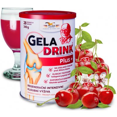 ORLING Geladrink Plus nápoj Višeň 340 g