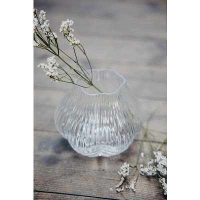 Skleněná váza Flora Angshult Clear 13 cm Storefactory Scandinavia – Zbozi.Blesk.cz