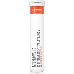 GymBeam Vitamín C 1000 mg šumivý 14 x 20 tab pomeranč