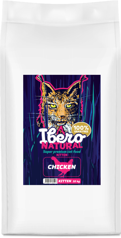 Ibero Grain free Cat Kitten Chicken 10 kg