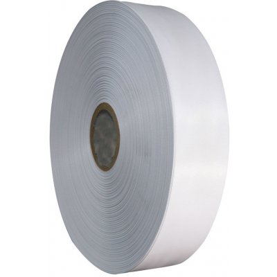 CDRmarket ETRL-TEX-15x50-S Textilní stuha saténová 15mm x 50m, bílá – Zboží Živě