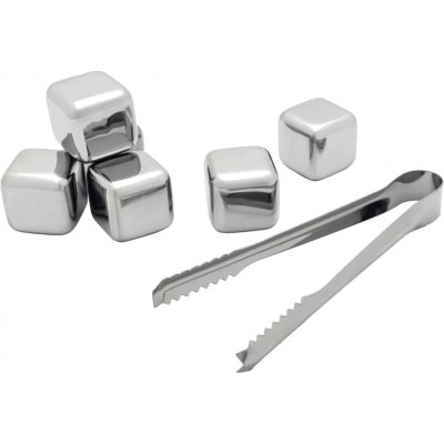 LEOPOLD VIENNA Nerezové ledové kostky s kleštěmi, výška: 40 mm, délka: 160 mm, šířka: 110 mm – Sleviste.cz