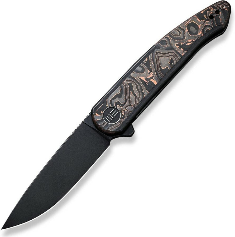 WE KNIFE Smooth Sentinel , Copper Titanium,CF/ Stonewashed CPM 20CV WE20043-6