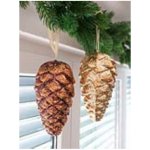 Europalms Šiška na zavěšení se zlatým glittrem 18 cm 1 ks – Hledejceny.cz