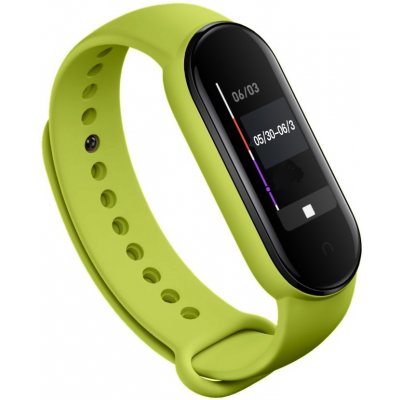 Xiaomi Mi Band 5/6 náhradní náramek Jednobarevný Jablečně zelená MBS5-JABZE – Zboží Živě