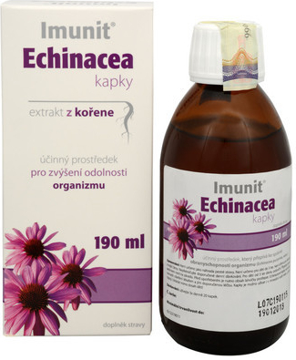 Imunit echinacea kapky extrakt z kořene 190 ml od 298 Kč - Heureka.cz