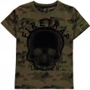 Firetrap tričko Short Sleeve T shirt junior boys Camo AOP