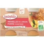 Babybio Mirabelky jablko 2 x 130 g – Zboží Dáma
