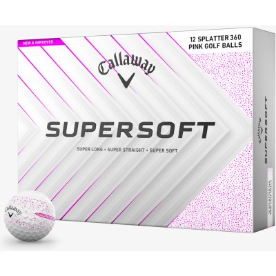 CALLAWAY Supersoft Pink Splatter 360 12 ks – Zboží Dáma